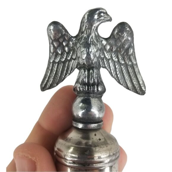 Let Freedom Ring Beautiful Pewter Eagle Bell, USA PA American Metal Vintage - Picture 6 of 11